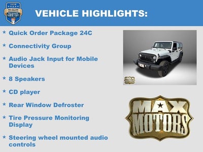 2018 Jeep Wrangler JK Unlimited Sport
