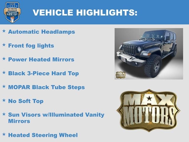 2019 Jeep Wrangler Unlimited Sport S