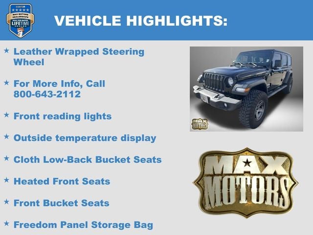 2019 Jeep Wrangler Unlimited Sport S