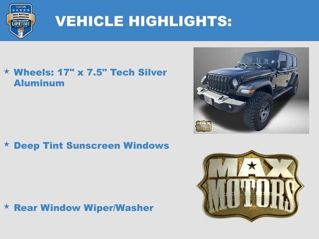 2019 Jeep Wrangler Unlimited Sport S