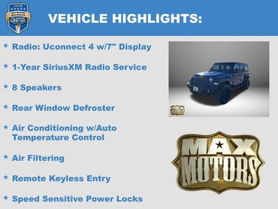 2020 Jeep Wrangler Unlimited Sport S