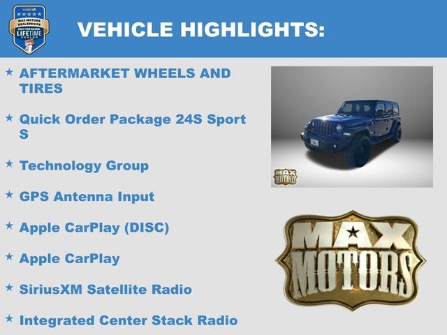 2020 Jeep Wrangler Unlimited Sport S