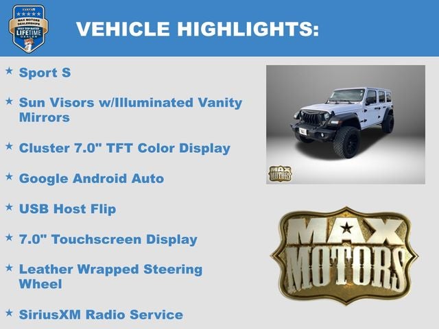 2021 Jeep Wrangler Unlimited Sport S