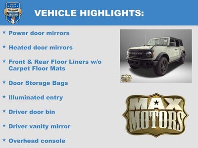 2022 Ford Bronco Black Diamond