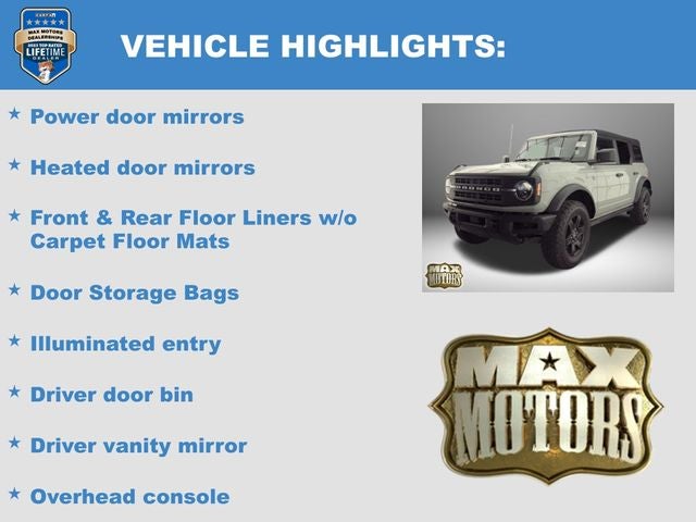 2022 Ford Bronco Black Diamond