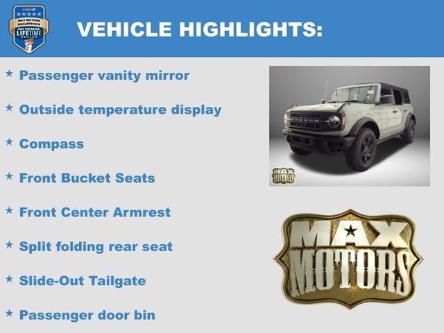 2022 Ford Bronco Black Diamond