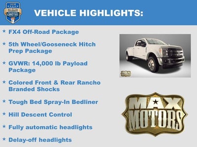 2017 Ford F-450SD Lariat DRW