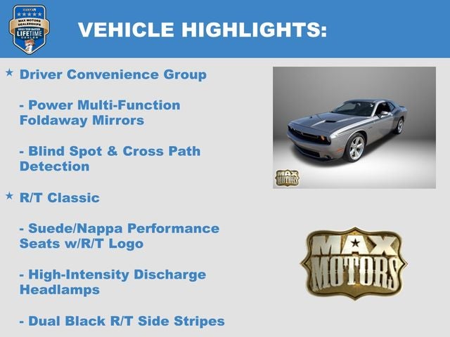 2016 Dodge Challenger R/T