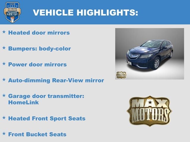 2016 Acura RDX Base AWD w/Technology Package