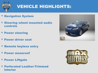 2016 Acura RDX Base AWD w/Technology Package