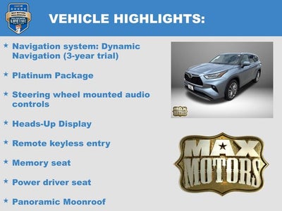 2021 Toyota Highlander Platinum