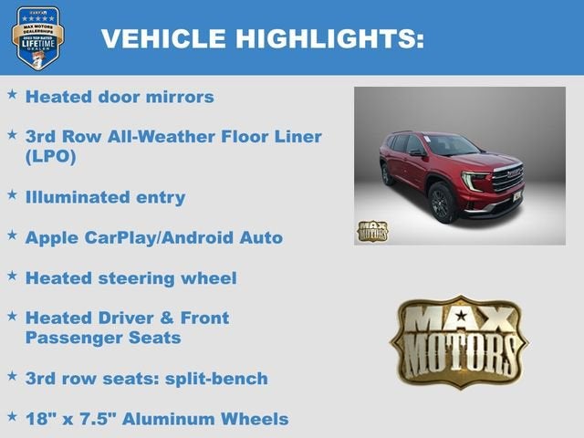 2026 GMC Acadia Elevation