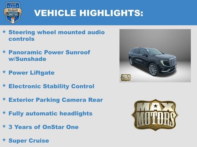 2026 GMC Acadia Denali