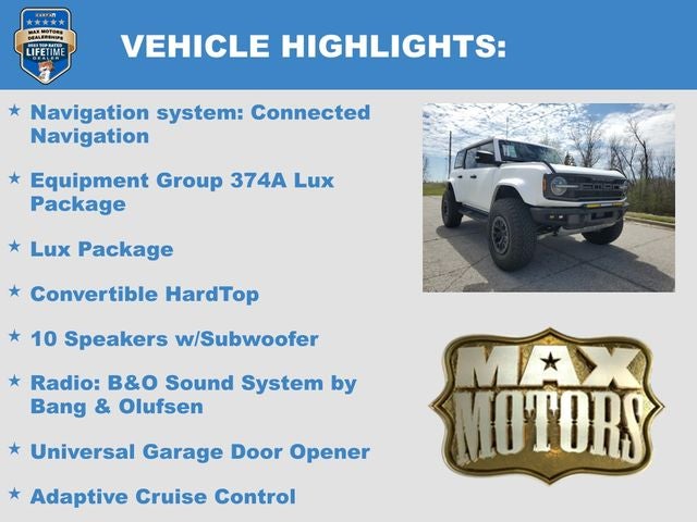 2023 Ford Bronco Raptor **CUSTOM WRAP MUST SEE**