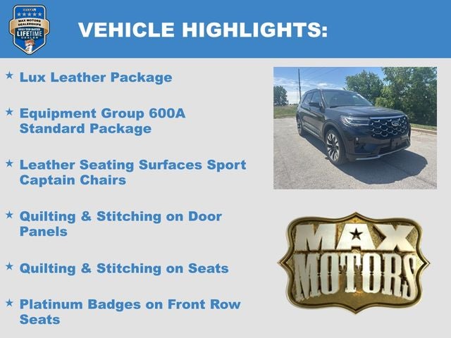 2025 Ford Explorer Platinum