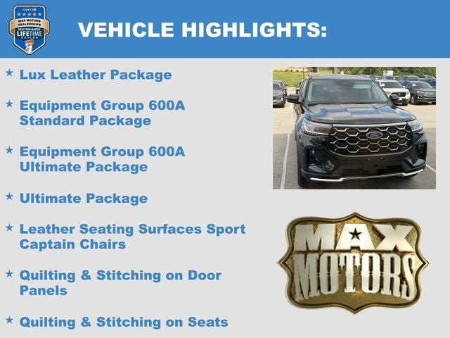 2025 Ford Explorer Platinum