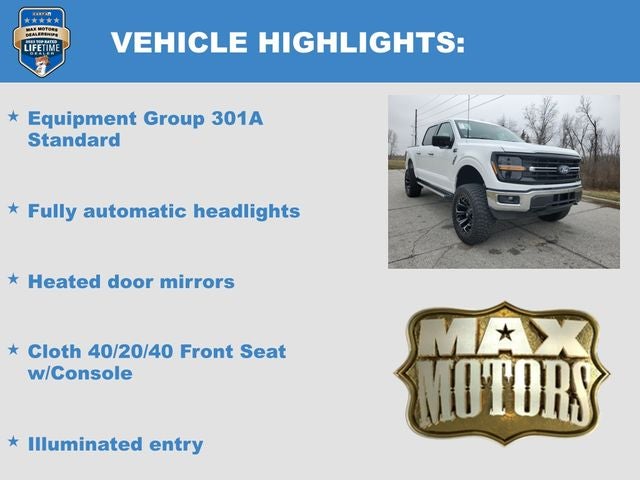 2025 Ford F-150 XLT Custom Wheels & 3" Lift Kit