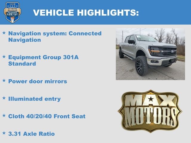 2024 Ford F-150 XLT 3" Lift kit & Wheels!