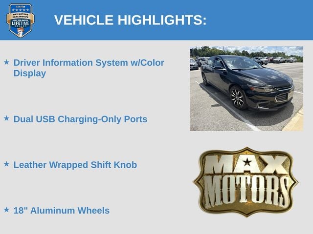 2017 Chevrolet Malibu LT 1LT