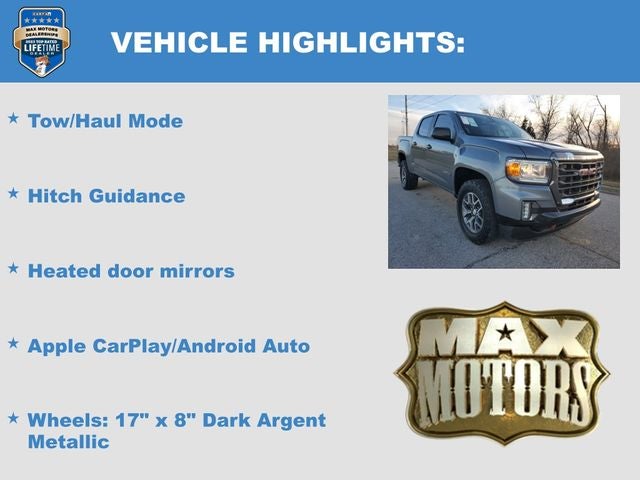 2022 GMC Canyon AT4 w/Cloth