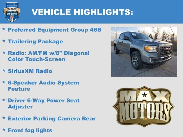 2022 GMC Canyon AT4 w/Cloth