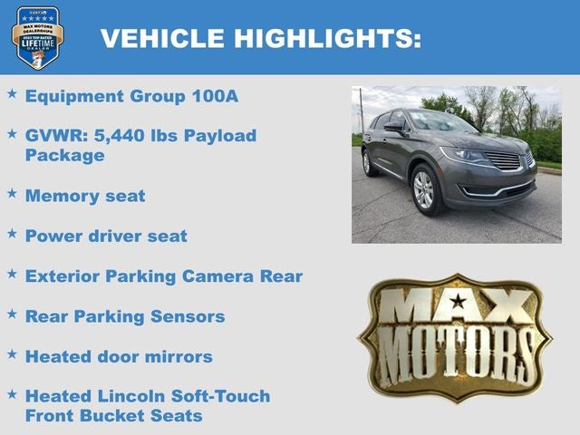 2018 Lincoln MKX Premiere