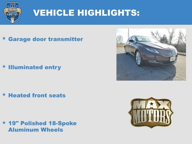 2013 Lincoln MKZ Base