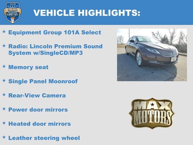 2013 Lincoln MKZ Base