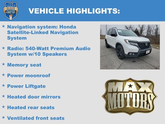 2021 Honda Passport Elite