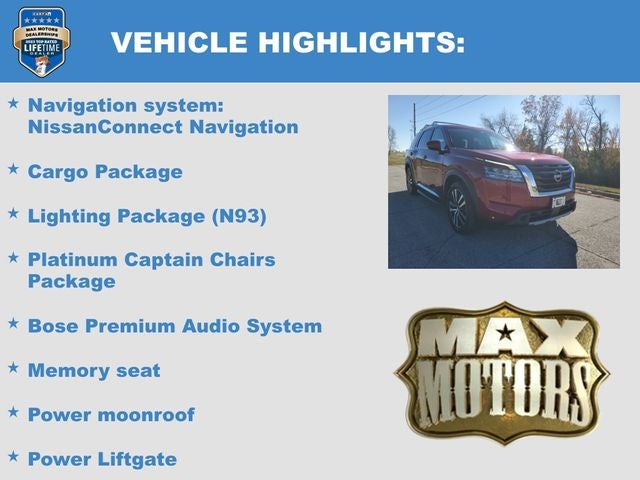 2023 Nissan Pathfinder Platinum