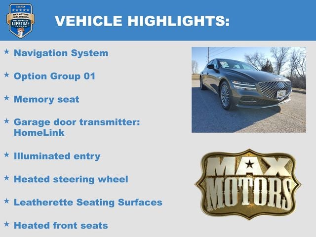 2023 Genesis G80 2.5T