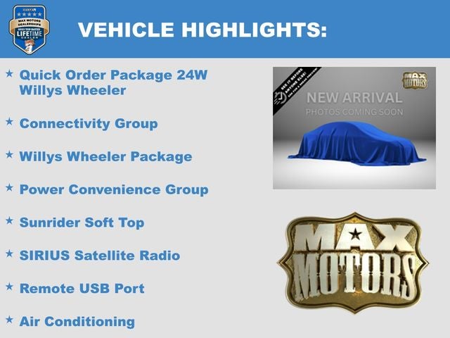 2016 Jeep Wrangler Willys Wheeler