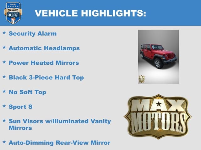 2021 Jeep Wrangler Unlimited Sport S
