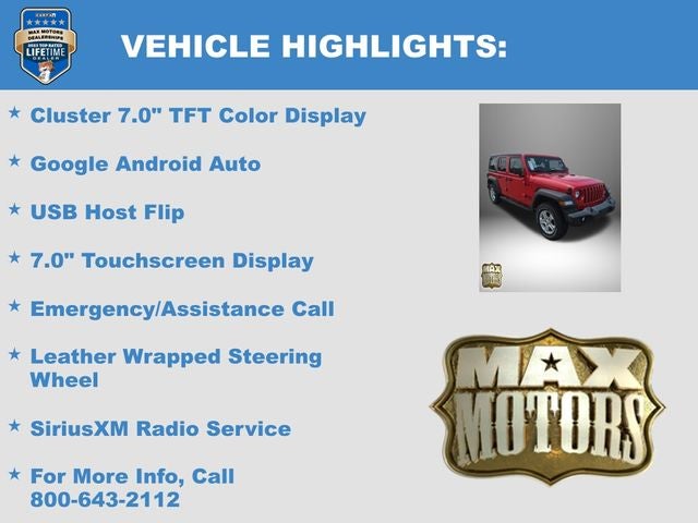 2021 Jeep Wrangler Unlimited Sport S