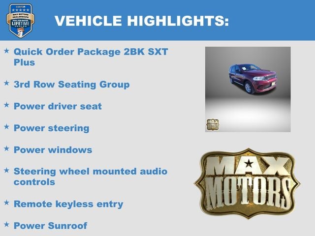 2024 Dodge Durango SXT Plus