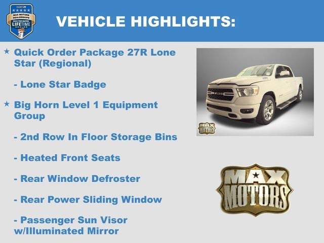 2023 RAM 1500 Big Horn/Lone Star