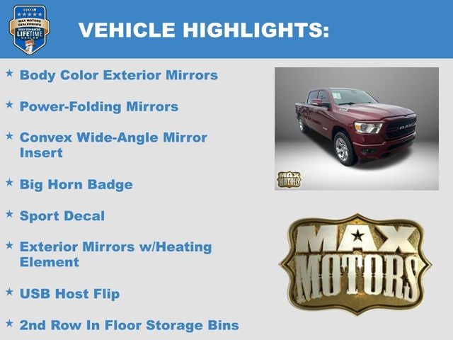 2022 RAM 1500 Big Horn/Lone Star