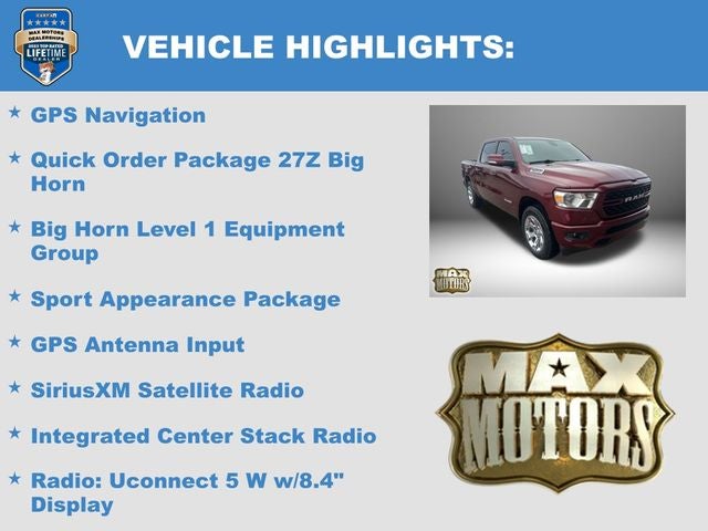 2022 RAM 1500 Big Horn/Lone Star