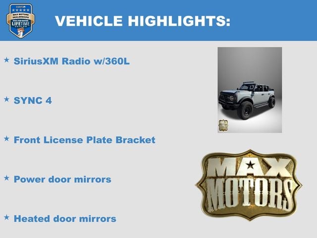 2022 Ford Bronco Base