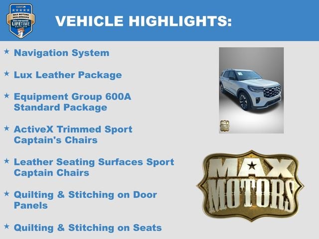 2025 Ford Explorer Platinum