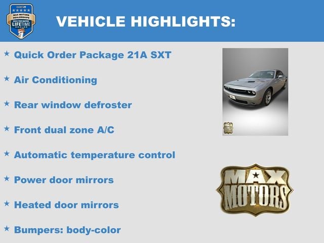 2016 Dodge Challenger SXT