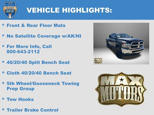 2017 RAM 2500 Tradesman