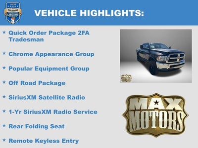 2017 RAM 2500 Tradesman