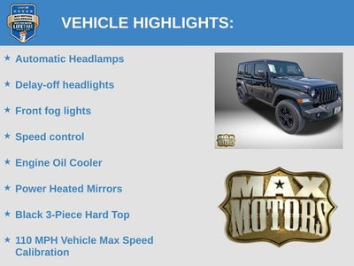 2022 Jeep Wrangler Unlimited Sport Altitude