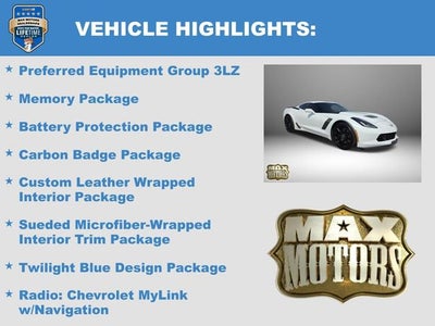 2016 Chevrolet Corvette Z06 Z06 3LZ