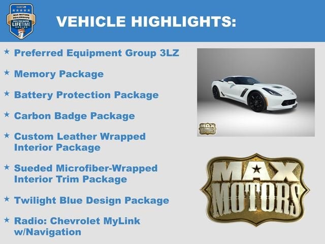 2016 Chevrolet Corvette Z06 Z06 3LZ