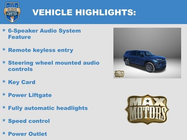 2026 Chevrolet Traverse LT