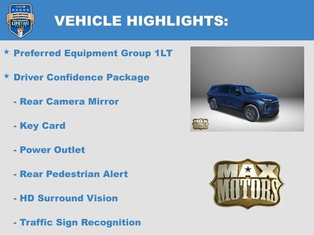 2026 Chevrolet Traverse LT