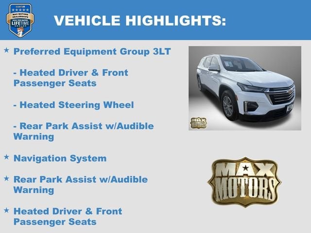 2022 Chevrolet Traverse LT Leather