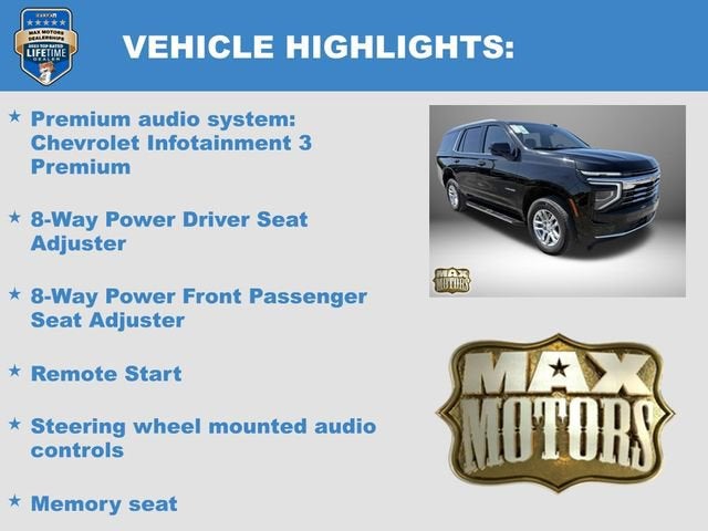 2025 Chevrolet Tahoe LT